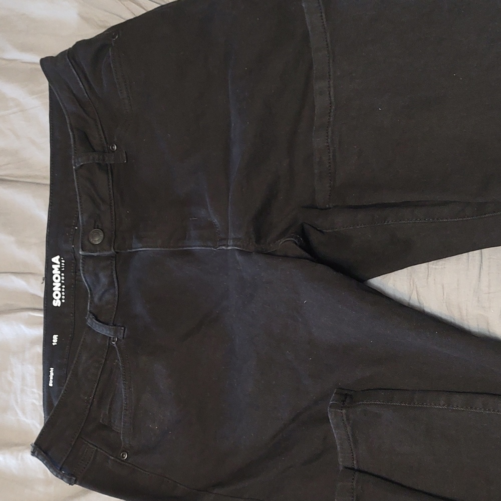 Sonoma straight black jeans